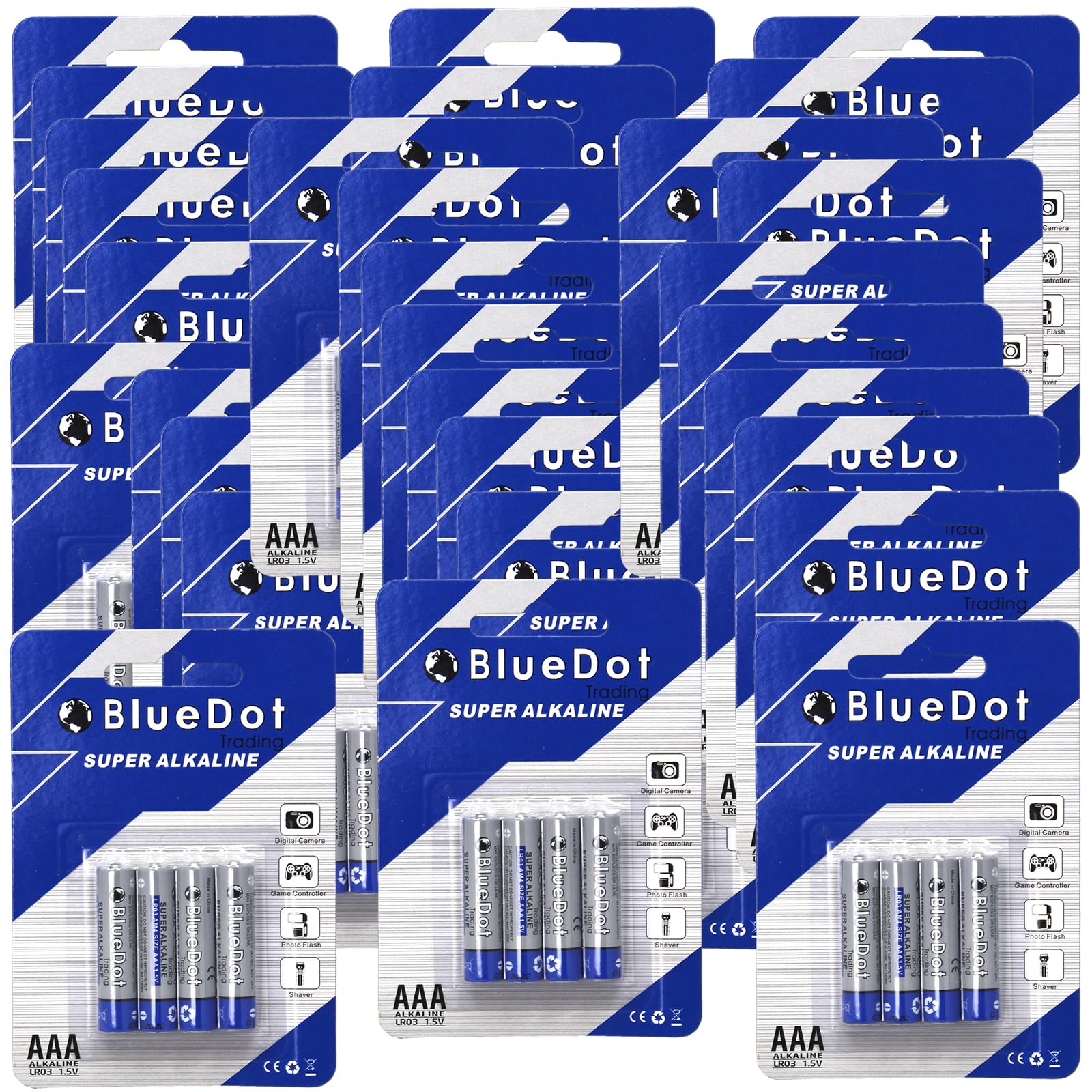 Amazon.com: BlueDot Trading AAA Alkaline 1.5v Batteries Long